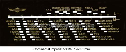 Imperial J 50GW , GW50; Continental-Rundfunk (ID = 955989) Radio