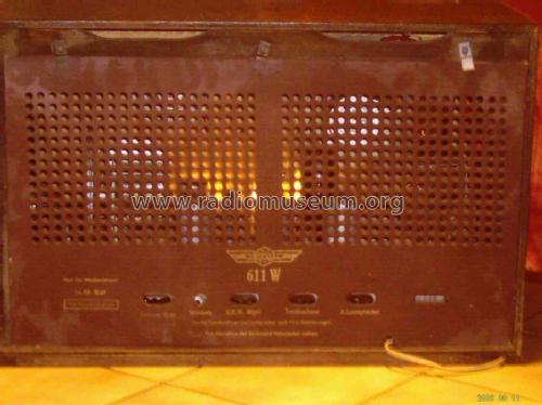 Imperial 611W; Continental-Rundfunk (ID = 286934) Radio