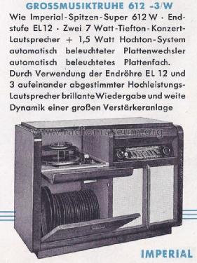 Imperial 612-3W; Continental-Rundfunk (ID = 1444308) Radio