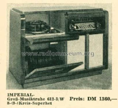 Imperial 612-3W; Continental-Rundfunk (ID = 514593) Radio