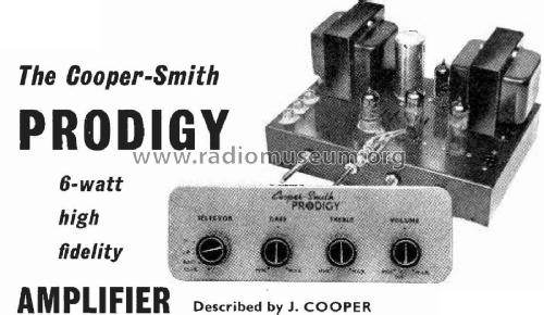 Prodigy ; Cooper-Smith Brand, (ID = 2778437) Ampl/Mixer