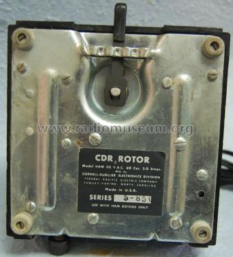 CDR Rotor Controller Series 5-850; Cornell-Dubilier (ID = 2979165) Diverses