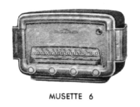 Musette 6 ; Corona Radio; où? (ID = 2693790) Radio