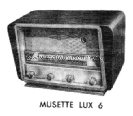 Musette Lux 6 ; Corona Radio; où? (ID = 2693792) Radio