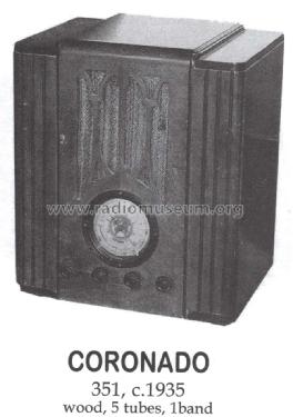 Coronado 351 ; Gamble-Skogmo, Inc.; (ID = 1402791) Radio