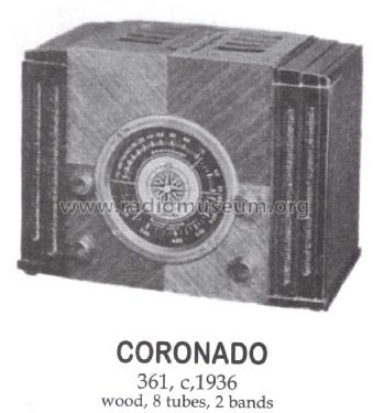 Coronado 361 ; Gamble-Skogmo, Inc.; (ID = 1402792) Radio