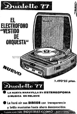 Dualette 77; Cosmo S.A., (ID = 1059014) Ton-Bild