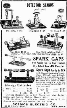 Detector Stand No. 1048; Cosmos Electric Co.; (ID = 2061320) Radio part