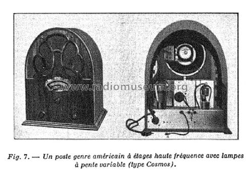 Récepteur genre américain ; Cosmos, La Compagnie (ID = 1997800) Radio