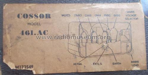 461AC; Cossor, A.C.; London (ID = 2998003) Radio