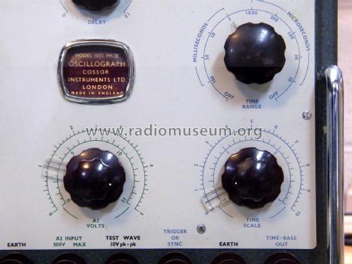 Double Beam Oscillograph 1035 MK3; Cossor, A.C.; London (ID = 3087312) Equipment