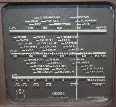 Melody Maker 494-AC; Cossor, A.C.; London (ID = 1994771) Radio