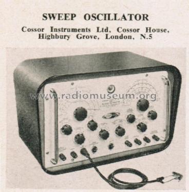 Sweep Oscillator 1465; Cossor, A.C.; London (ID = 2692555) Equipment