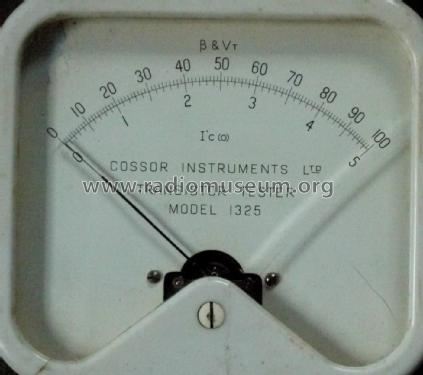 Transistor Tester 1325; Cossor, A.C.; London (ID = 2116581) Equipment