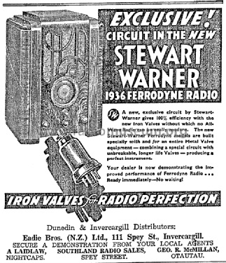 Stewart Warner R-136X; CQ, Stewart Warner (ID = 2919271) Radio