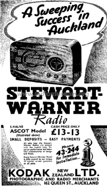 Stewart Warner R-167WS; CQ, Stewart Warner (ID = 2922410) Radio