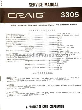 3305; Craig Panorama Inc.; (ID = 2827351) Radio