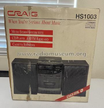 Micro Stereo System HS1003; Craig Panorama Inc.; (ID = 2829916) Radio