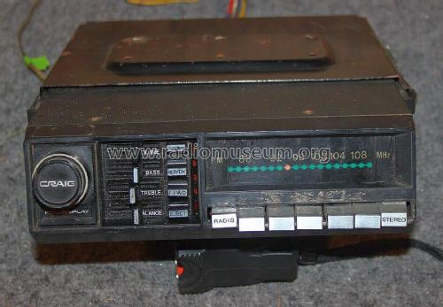 Powerplay 8-Track Tape Player with Preset FM/MPX S280; Craig Panorama Inc.; (ID = 2830063) Radio