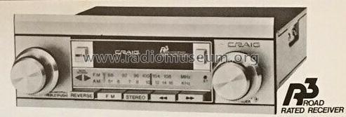 R3 Road Rated Receiver T618; Craig Panorama Inc.; (ID = 2838214) Car Radio