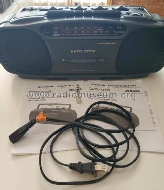 Stereo AM/FM Radio Cassette Recorder JS8222; Craig Panorama Inc.; (ID = 2981571) Radio