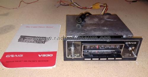 V930; Craig Panorama Inc.; (ID = 2830014) Car Radio