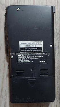 Vox Micro Cassette Recorder CR8003; Craig Panorama Inc.; (ID = 2838575) R-Player