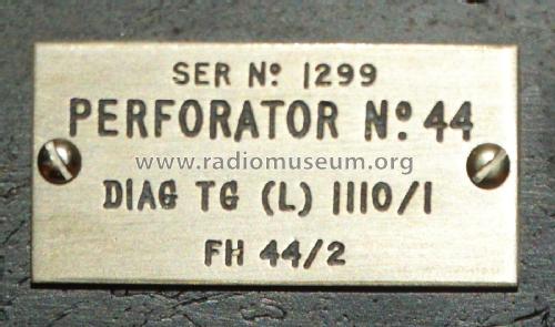 Keyboard perforator Type 44; Creed & Company Ltd; (ID = 2302381) Morse+TTY