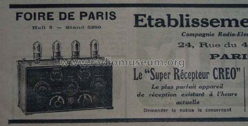 Super Récepteur B135; CRÉO C.R.É.O., (ID = 1545441) Radio