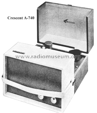 A-4600 Record Player ; Crescent Industries, (ID = 1849151) Enrég.-R