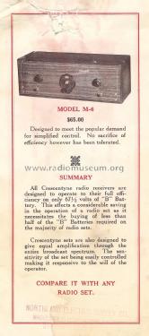 Crescentyne M6; Crescent Radio Mfg. (ID = 2086810) Radio