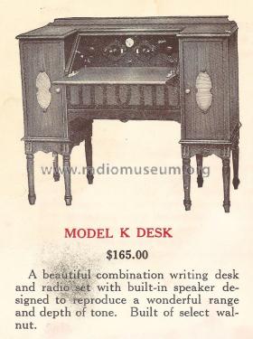 K Desk ; Crescent Radio Mfg. (ID = 2086843) Radio