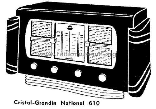 Cristal-Grandin National 610; Grandin, Cristal- (ID = 700107) Radio