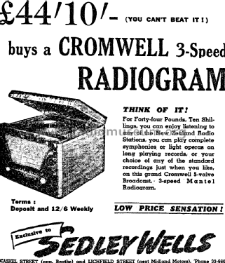 Cromwell 5151 RG; Cromwell, Gulbransen (ID = 2834803) Radio