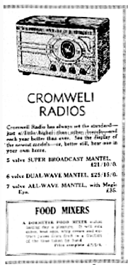 Cromwell 7AW; Cromwell, Gulbransen (ID = 3026375) Radio