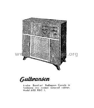 Gulbransen 6153 RG1; Cromwell, Gulbransen (ID = 2927939) Radio