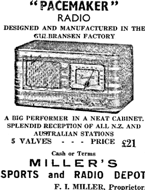 Pacemaker 515D; Cromwell, Gulbransen (ID = 2888159) Radio