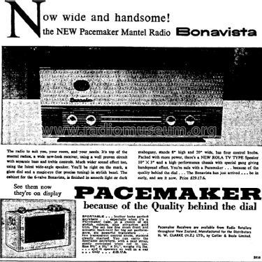 Pacemaker Bonavista ; Cromwell, Gulbransen (ID = 2816437) Radio