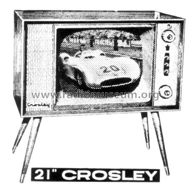 Continental VB3 Ch= TE101; Crosley Brand (ID = 2134331) Television