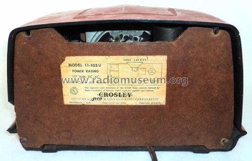 11-103U ; Crosley Radio and (ID = 2885136) Radio