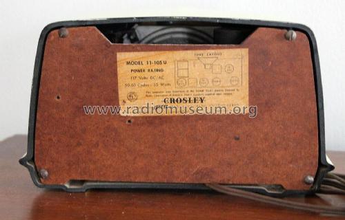 11-105U ; Crosley Radio and (ID = 2882963) Radio