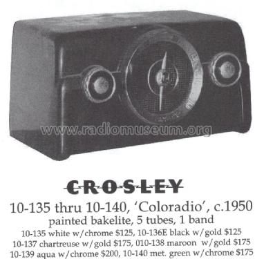 10-140 ; Crosley Radio Corp.; (ID = 1401308) Radio