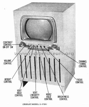 11-471BU Ch= 320; Crosley Radio Corp.; (ID = 2960986) Television