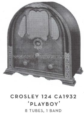 124 Playboy ; Crosley Radio Corp.; (ID = 1596321) Radio