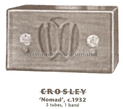 141 'Nomad' Ch= 141; Crosley Radio Corp.; (ID = 1822529) Radio