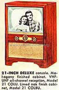 21 COLBU ; Crosley Radio Corp.; (ID = 1832722) Television