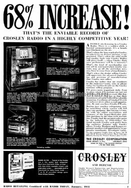 52-TA Ch= 74; Crosley Radio Corp.; (ID = 1031221) Radio