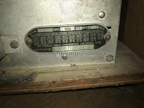 Fifty-Four 534; Crosley Radio Corp.; (ID = 2267902) Radio
