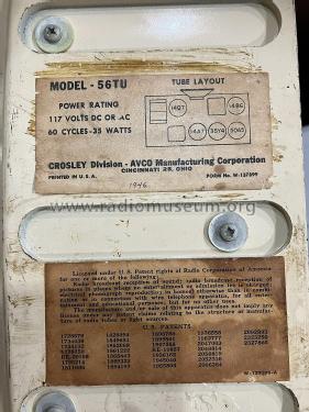 56TU ; Crosley Radio Corp.; (ID = 2883129) Radio