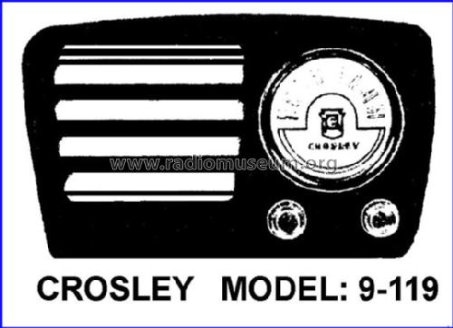 9-119 ; Crosley Radio Corp.; (ID = 93384) Radio